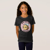 キュートな蜂の女の子Tシャツ - 可愛いマルハナバチの子供服 Tシャツ (正面フル)