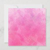 キュートな蝶ブライダルシャワー招待状 招待状 (裏面)