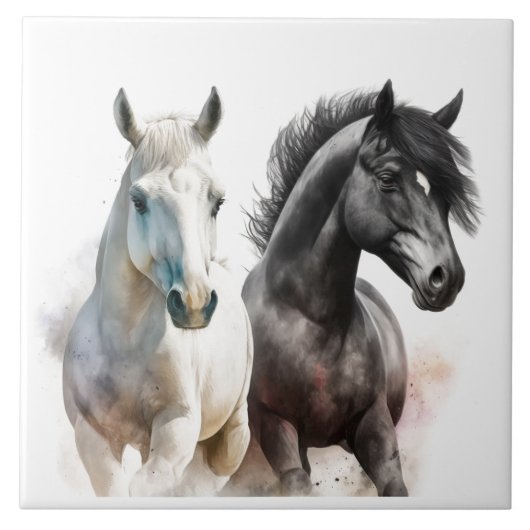 キュートな西洋馬国 タイル (正面)