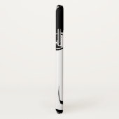 キュートな覗きパップオンブラック Case-Mate iPhoneケース (裏面/右)