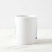 キュートな親友のモノグラム コーヒーマグカップ (中央)