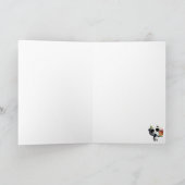 キュートな誕生日パンダとケーキ カード (内部)