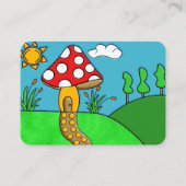 キュートな赤いキノコ ロイヤリティカード (正面)