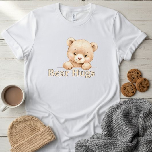 キュートな赤ちゃんグマの女性用Tシャツ Tシャツ