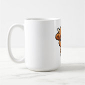 キュートな赤ちゃんハイランドカウマグ コーヒーマグカップ (左)