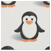 キュートな赤ちゃんペンギン ファブリック (クローズアップ)