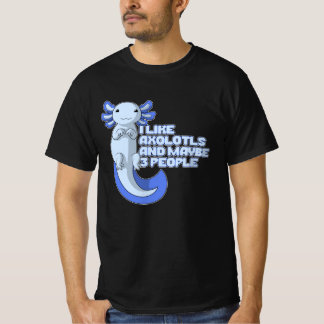 キュートな軸索 | Axolotlsと多分3人が好き Tシャツ