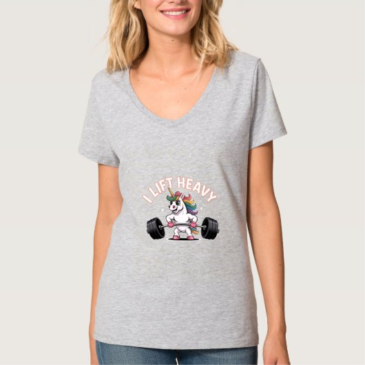 キュートな重ね可愛い猫 - "わっ!! こんにちは" Tシャツ (正面)