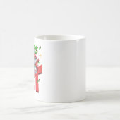 キュートな雪だるまのクリスマスグッズ Let's Get Lit コーヒーマグカップ (中央)