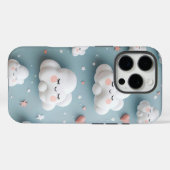 キュートな雲のスマホケース ☁️💙 Case-Mate iPhoneケース (裏面 (横))