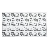 キュートな韓国語애교東経 |言語 枕カバー (裏面-左)