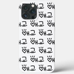 キュートな韓国語애교東経 言語 iPhone 13 PRO MAXケース