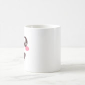 キュートな顔のマグカップ コーヒーマグカップ (中央)