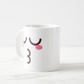 キュートな顔のマグカップ 4 コーヒーマグカップ (正面左)