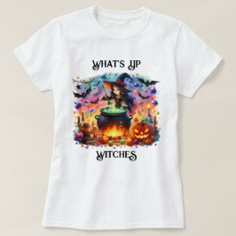 キュートな魔女かき混ぜ釜 Tシャツ