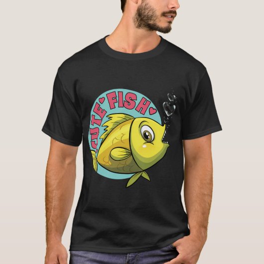 キュートな魚 Tシャツ (正面)