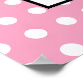 キュートな黒バレエのスリッパ ポスター (角)