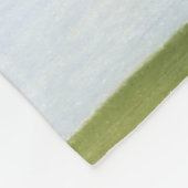 キュートな黒猫とグレーの猫漫画 フリースブランケット (角)