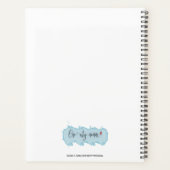 キュートな黒猫とグレーの猫漫画 プランナー手帳 (裏面)