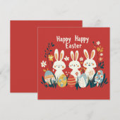 キュートな3ブンニースイースターカード シーズンカード (正面/裏面)