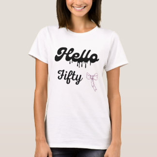 キュートな50歳の誕生日Tシャツ ガールズ用 – スイート50 Tシャツ