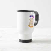キュートな「今すぐギュッてして」コーヒーマグ トラベルマグ (正面右)