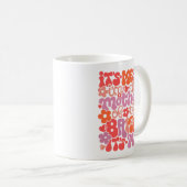 キュートな"花嫁の母です"マグカップ コーヒーマグカップ (正面右)