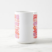 キュートな"花嫁の母です"マグカップ コーヒーマグカップ (中央)