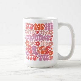 キュートな"花嫁の母です"マグカップ コーヒーマグカップ