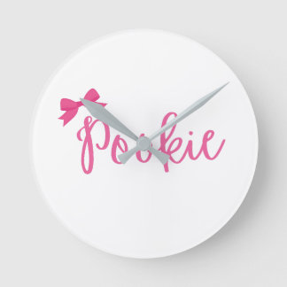 キュートな"Pookie"壁掛け時計 ラウンド壁時計