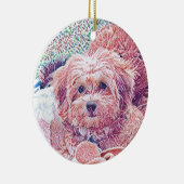 キュートなHAVAPOUKIEクリスマスオーナメント セラミックオーナメント (右)