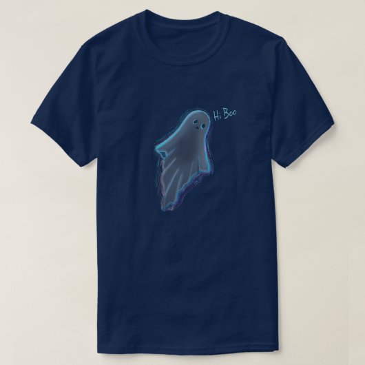 キュートなKiniArtの幽霊Tシャツ Tシャツ (デザイン正面)