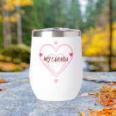 キュートな'My Canada ''レッドとピンクのカスタマイズ