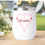 キュートな'My Canada ''レッドとピンクのカスタマイズ