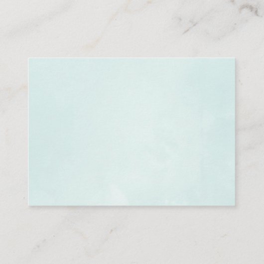 キュートなRhinoユニコーン男の赤ちゃんシャワーディスプレイシャワー エンクロージャーカード (裏面)