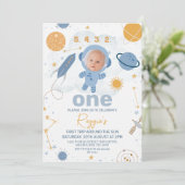 キュートのまわりにな日帰り1回目の誕生日 招待状 (スタンド正面)