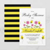 キュートのまわりにベビーシャワー招待状 招待状 (正面/裏面)