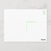 キュートアイレデールテリアパピードッグハッピーバースデー ポストカード (裏面)