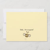 キュートアエイトビーベイビーシャワー招待状 招待状 (裏面)