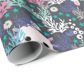 キュートアクソロトルラッピング紙 ラッピングペーパー (ロールコーナー)