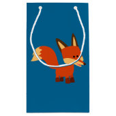 キュートアストゥートカートゥーンキツネ抱き枕 スモールペーパーバッグ (裏面)