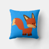 キュートアストゥートカートゥーンキツネ装飾用クッション クッション (裏面)
