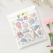 キュートアニマルプリントパステルカラー フェイバーバッグ (封をした状態)