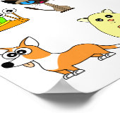 キュートアニマルラバープリント ポスター (角)