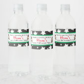 キュートアフリカンアメリカン魔女ハローウィンパーティ ペットボトルラベル (ボトル)