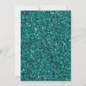 キュートアフロマーメイド誕生日招待状 子供へ 招待状 (裏面)