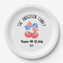 キュートアメリカンフラッグボウパーソナライズされたネームホリデイ