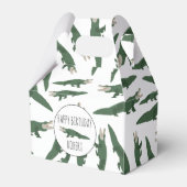 キュートアリゲーターワニ模様名前をカスタムする フェイバーボックス (正面サイド)