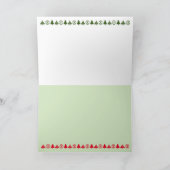 キュートアルパカハッピーホリデーカード シーズンカード (内部)