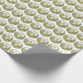 キュートアルパカベビーギフトラッピング紙 ラッピングペーパー (角)